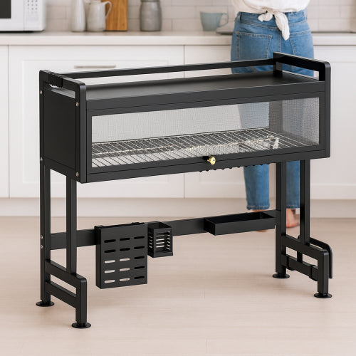 ESCURRIDOR DE PLATO DOBLE CON TAPA (1/4 UND X CAJA)