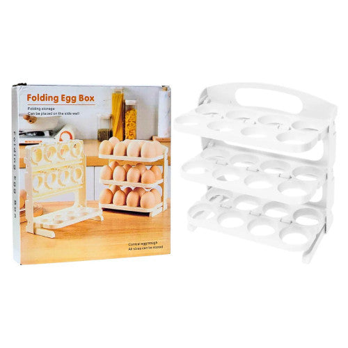 CAJA DE HUEVO PLEGABLE (40 UND X CAJA) D-04