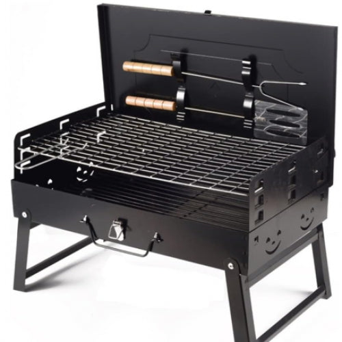 BBQ PORTATIL CON UTENCILIOS (8 UND X CAJA) TL-466