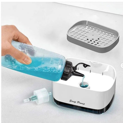 DISPENSADOR DE JABON 2 EN 1 (100 UND X CAJA)