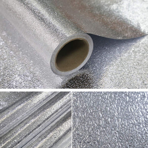 ROLLO DE PAPEL DE ALUMINIO ADHESIVO PARA COCINA 60CMX3M CORRUGADO (200 UND X CAJA)